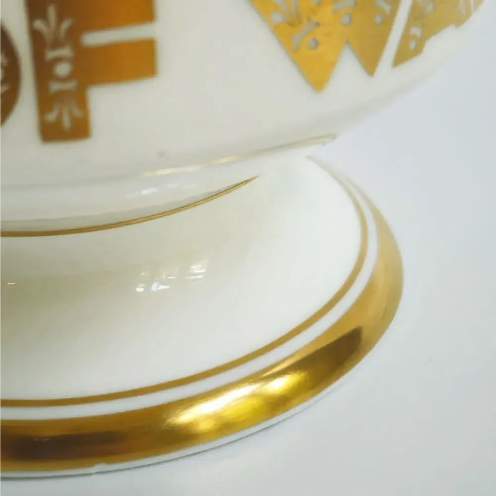Vintage 1969 Coalport Prince of Wales Commemorative Bone China Loving Cup Goblet